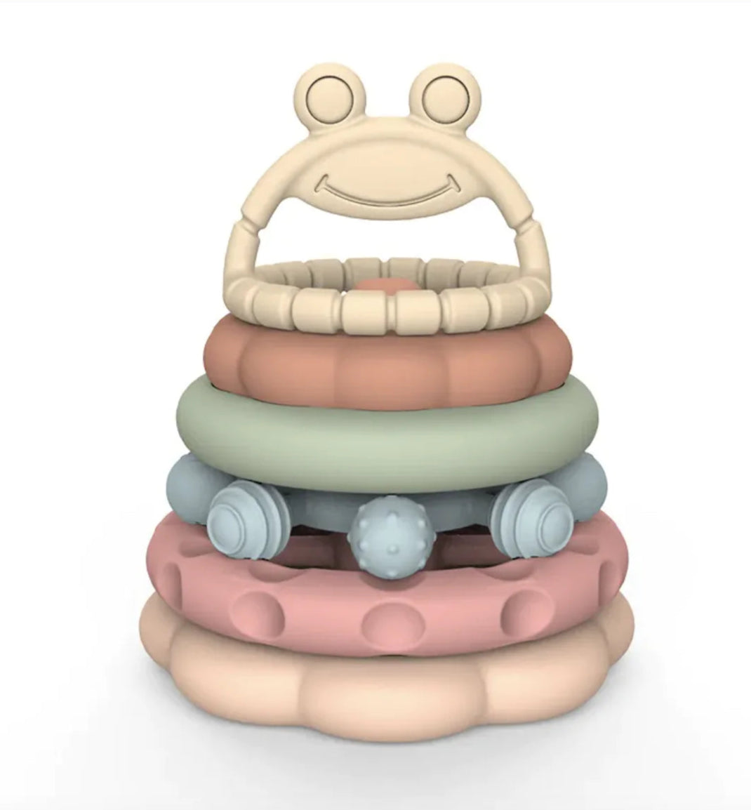 Silicone Stacking Toy - Frog