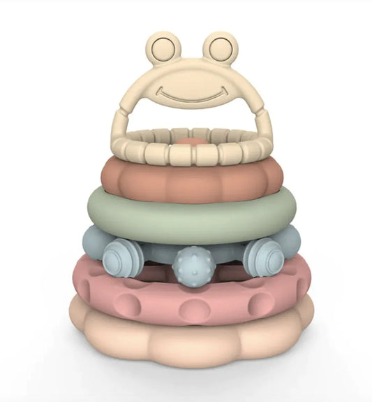 Silicone Stacking Toy - Frog