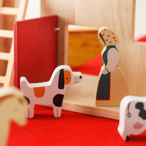 Wooden Stacking Barn Animals