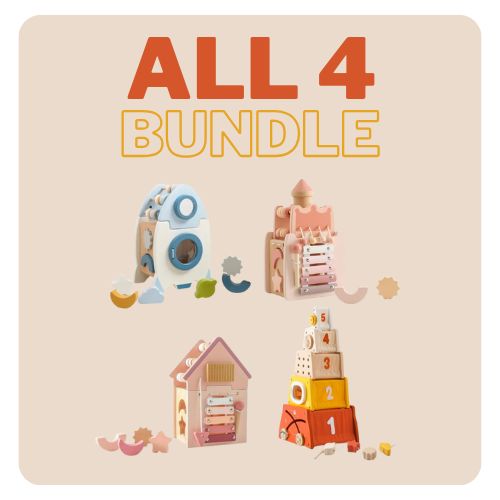 All 4 Wooden Play Bundle